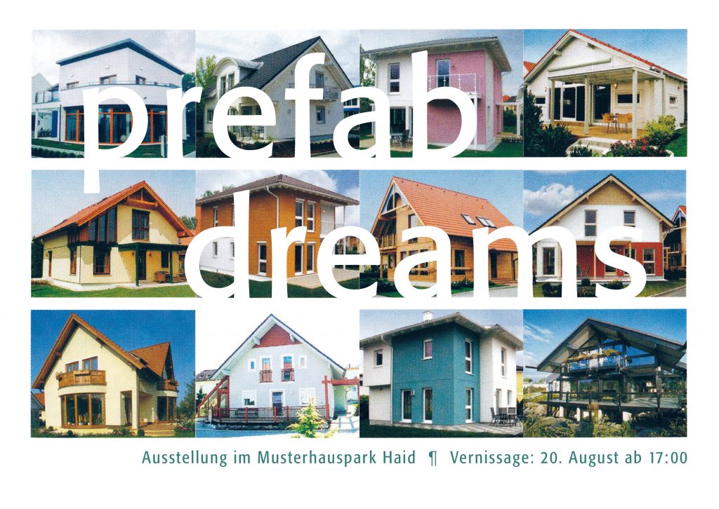 Flyer Prefab Dreams, August 2010 (Grafik: Ulrike Seelmann)