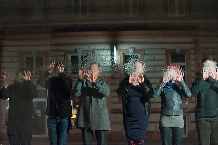 Disparat 14, organisiert vom Kunstbüro Travolta im Kunstraum Goethestraße xtd, 2014